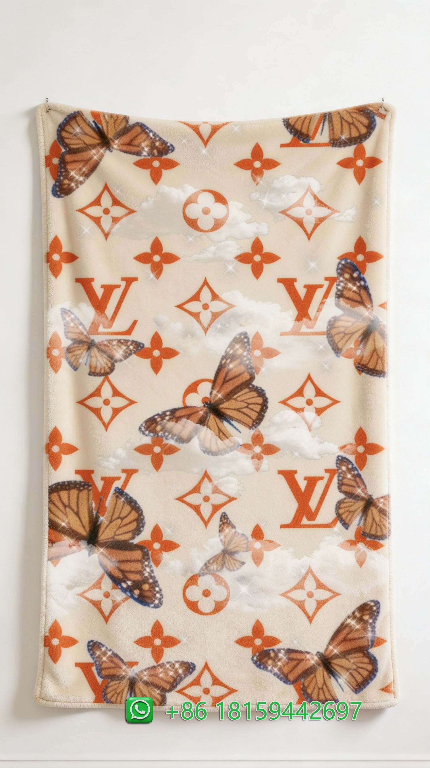 Louis Vuitton Throw Blankets